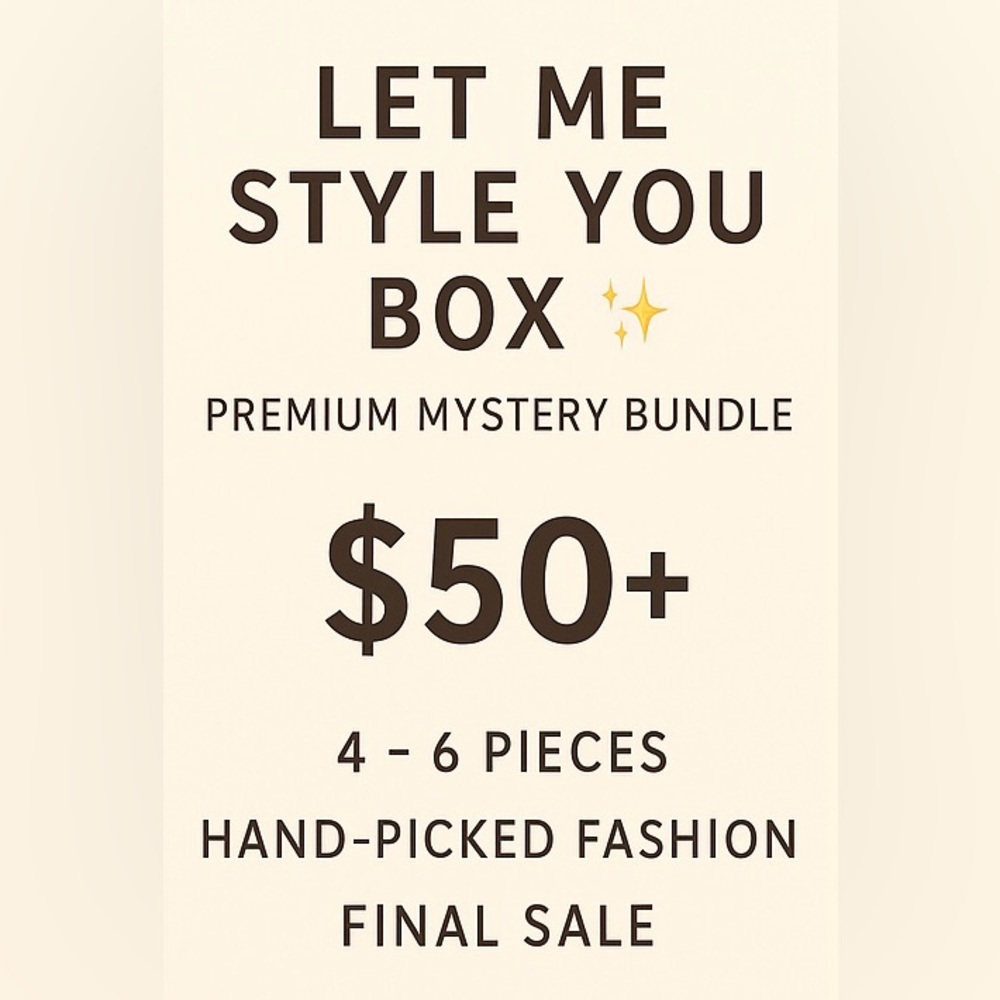 ✨ Premium Let Me Style You Box – Luxe Mystery Bundle ✨